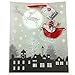 PDTXCLS Asluco Zmaomaoy Premium, Silver and Red, 3D Gift Bags for Wrapping - Set of 3 Large Christmas Bags - Large Silver 13