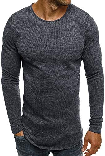 GOVOW Black Men's Autumn Winter Pleats Slim Coat- Stripe Fit Raglan Zipper Long Sleeve Top