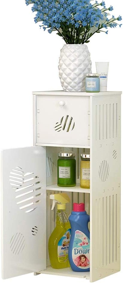 Amazon Com Floor Standing Bookcase Floor Cabinet Bathroom Floor Vanity Shelf Storage Free Punching Bathroom Shelf Toilet Rack Bathroom Cabinet Color White Size 2925 880cm Home Kitchen