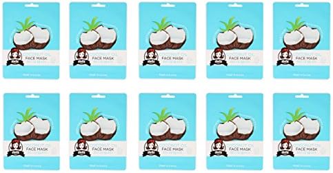 Korean Beauty Hydrating Coconut Face Mask Value Pack (10 Sheet Masks)