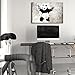 wall26 Canvas Print Wall Art Banksy Panda with Handguns on Wall Cities Animals Digital Art Modern Art Chic Scenic Expressive Dark Black and White for Living Room, Bedroom, Office - 12
