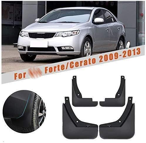 for Forte/Cerato 2009 2010 2011 2012 2013 Mud Flaps - Front and Rear Mudflaps Splash Guards Car Mudguards Fender Splash Mudguards Guards with Screws Accessories 4pcs/Set