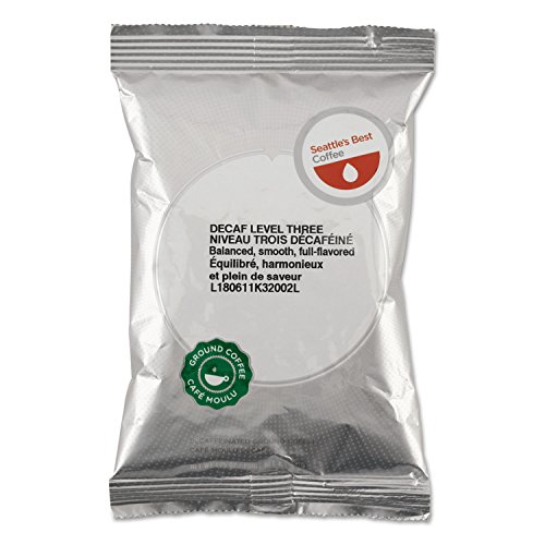 Seattle's Best Coffee SEA11008554 Level 3 Decaffeinated Best Blend Ground Coffee (Pack of 18) (Seattle's Best Decaf Coffee)