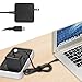 45W Type-C Ac Charger Power Supply Adapter Cord for MacBook 12 inch, New MacBook Pro Chromebook Pixel Nintendo Switch Nexus 5X/6P LG G5/G6 Samsung S8 and More Other Type-C (45w Black) (Black)