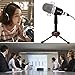 XINKSD 3.5mm Condenser Sound Podcast Studio Recording Microphone for Computer Karaoke, Video Chat, Audio Recording, and Podcasts