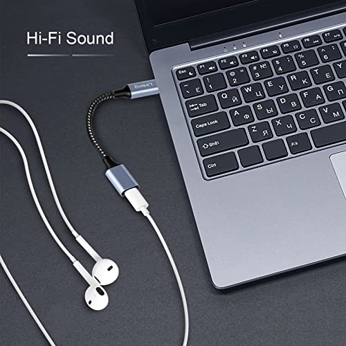 USB C to Lightning Audio Adapter Compatible with iPad Pro MacBook USBC