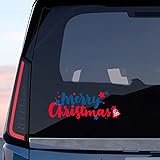 Leniutor 2PCS Merry Christmas Window