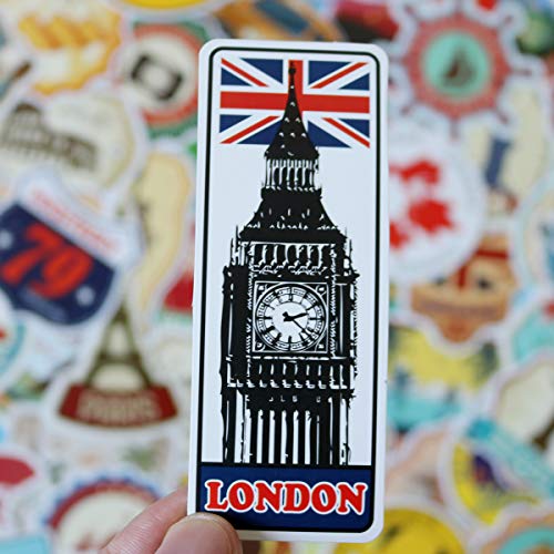 3 Waterproof+Stickers+National+Skateboard+Suitcase