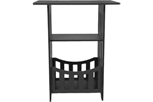 OSALADI 3-Tier Narrow Sofa End Table Small Bedside Night Stand Side Table for Bedroom Living Room