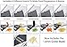 Chef's INSPIRATIONS Premium V-Blade Mandoline Slicer, Cutter, Julienne and Grater. Best For Slicing Food, Fruit and Vegetables. Includes 6 Inserts, Cleaning Brush, Blade Safety Sleeve. Stainless Steel
