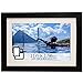 Inked and Screened BLK W/Matte Home Décor Frame for Pictures and Artwork, 11x17-Matted, Midnight Black