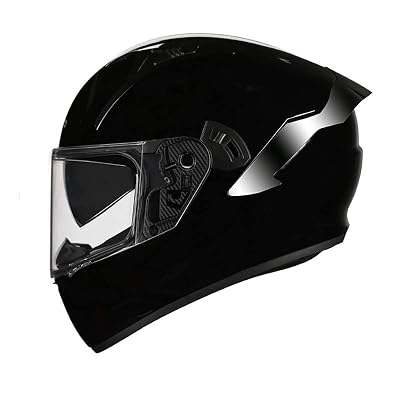 Cycling Helmet Full-Face Helmet Motorcycle Helmet Scooter Motorbike Cruiser Biker Bike Urban Stree Dot and Ece Approved Double Lens Sun Visor for