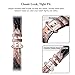 SWEES Leather Band Compatible for iWatch 38mm 40mm, Genuine Leather Replacement Strap Rose Gold Buckle Compatible iWatch Series 6 5 4 3 2 1, Sports & Edition Women Snake Black