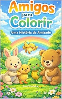 Livro Amigos para colorir: Uma história de amizade