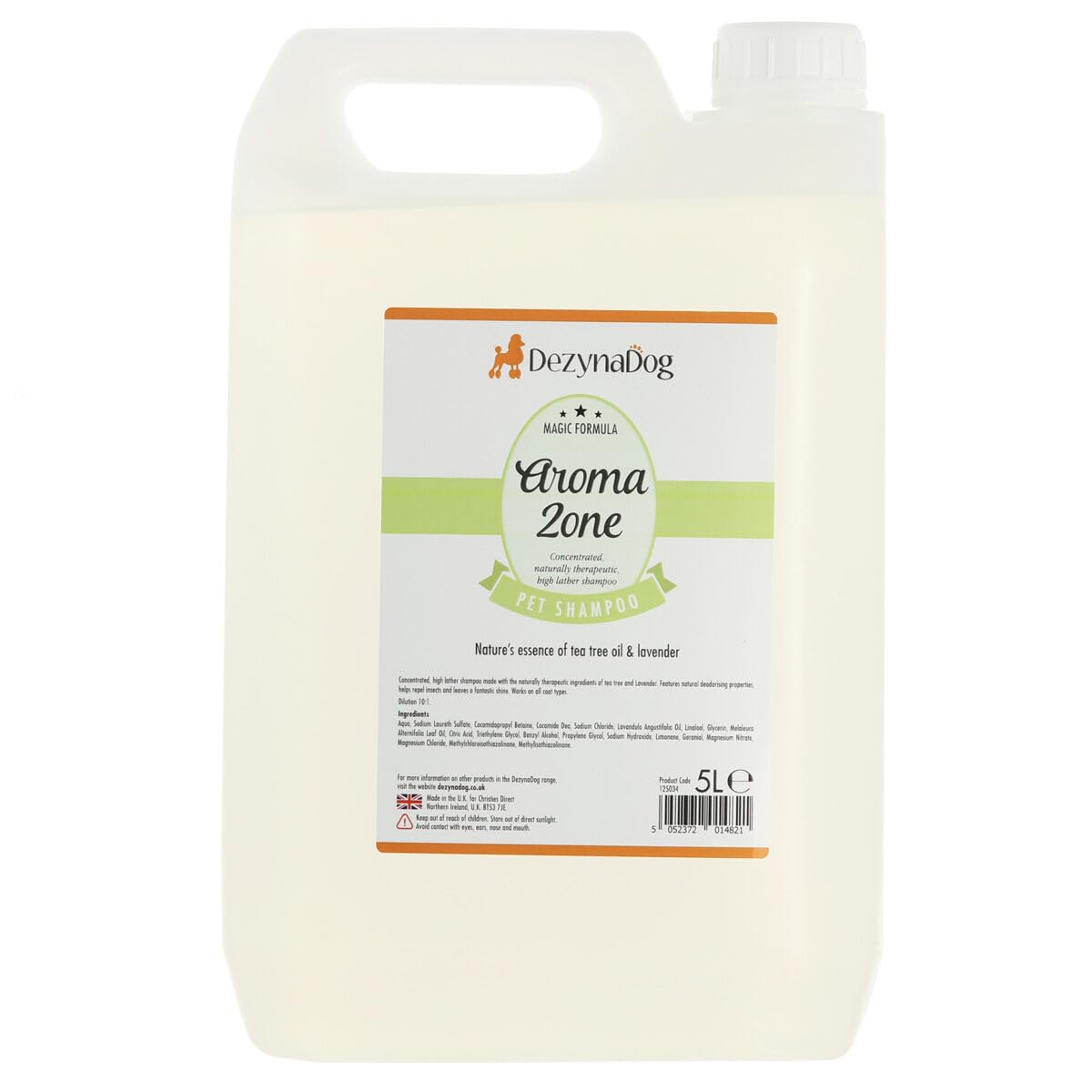 DezynaDog Magic Formula Aromazone Pet Shampoo, 5 Litre