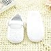 DZT1968® Baby Girl Soft Sole Cloth Mary Jane Shoes Prewalker with Bowknot (0~6 Months) White