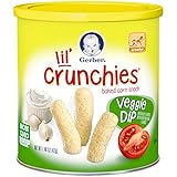 Gerber Graduates Lil' Crunchies, Veggie Dip, 1.48 Ounce