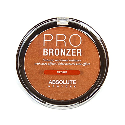 Absolute New York APB02 Pro Bronzer, Compact with Micro-Fine Shimmer, Naturally Sun-Kissed Radiance