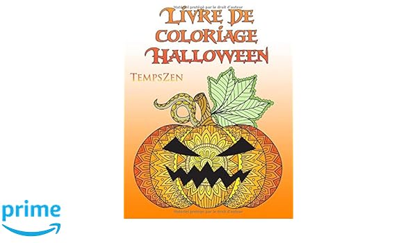 Amazoncom Livre De Coloriage Halloween Un Livre De