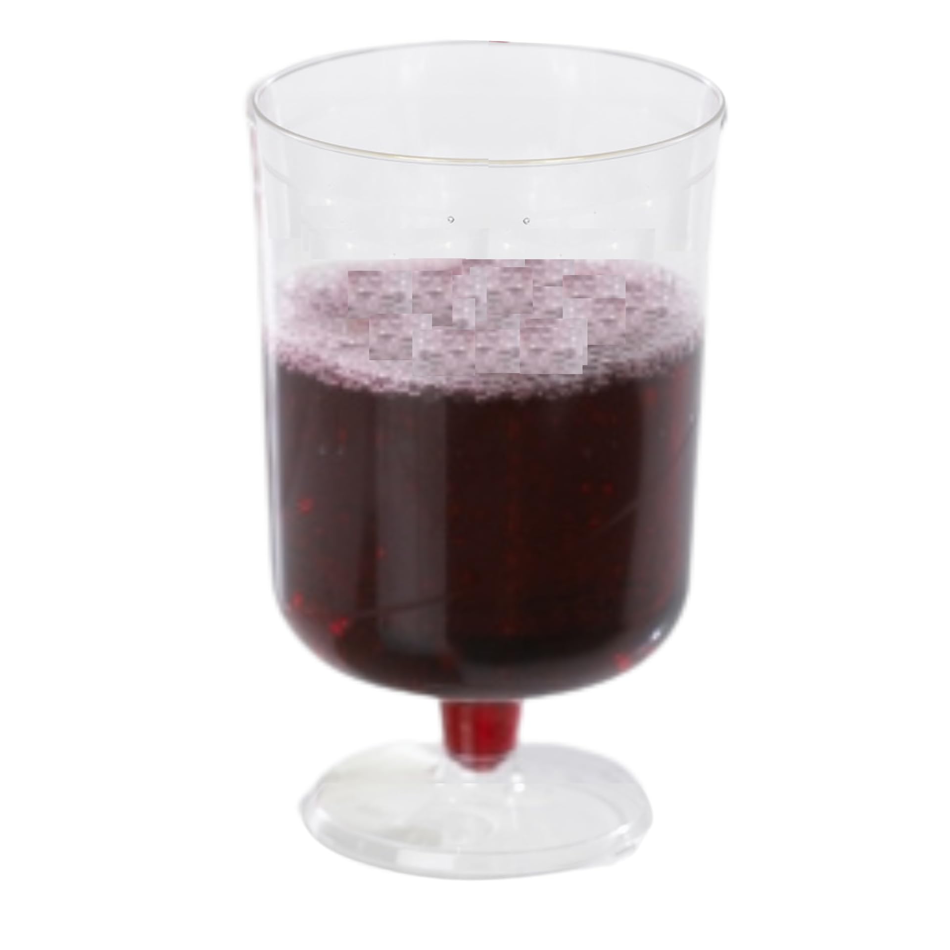 AIOS Pack of 48 Recyclable Plastic Hot Mulled Wine Glasses. Capacity 215ml. Ideal for Festive Gatherings.