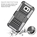 Galaxy S7 Edge Case, TILL [Knight Armor] Heavy Duty Full-body Rugged Holster Resilient Protective Case [Belt Swivel Clip][Kickstand] Combo Cover Shell For Samsung Galaxy S7 Edge G935 All Models [Gray]