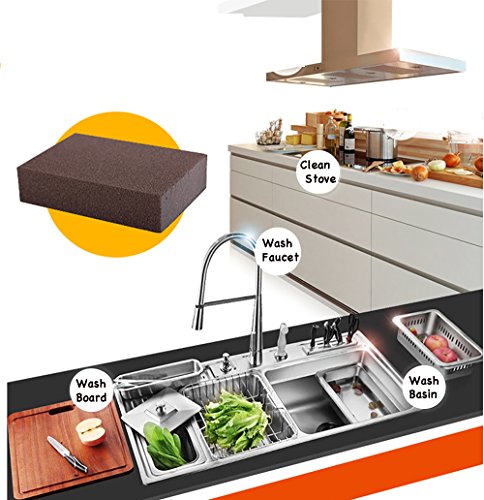 6 Sponge+Cleaning+Kitchen+Scrubber+Bathroom