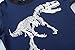 Dinosaur Little Boys' Long Sleeve Pajamas Set 100% Cotton Pjs Size 5 Blue/Black