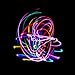 LED Hula Hoop Fully Rechargeable and Collapsable - 14 Color Strobing and Changing LED Lights - Multiple Sizes Available - Light Up Hoola Hoops for Adults and Kids - Technicolor Prism