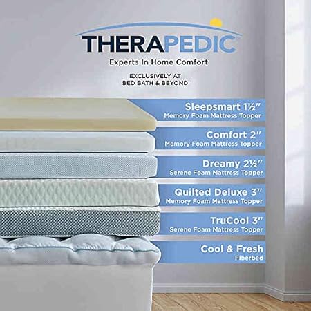Home Furniture Diy Therapedic 2 Inch Comfort Memory Foam Mattress Topper W Cover Twin Xl C1629txl Bedding Therapedic 3 Memory Foam Topper