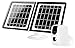 Lynx Solar Weatherproof Outdoor WiFi Security Camera | Surveillance Cam with Solar Panel, Facial Recognition, & Night Vision - White