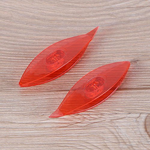 VKTECH 2pcs Tatting Shuttle Weaving Tool DIY Handmade Craft Lace Making Art Accessories (Red)