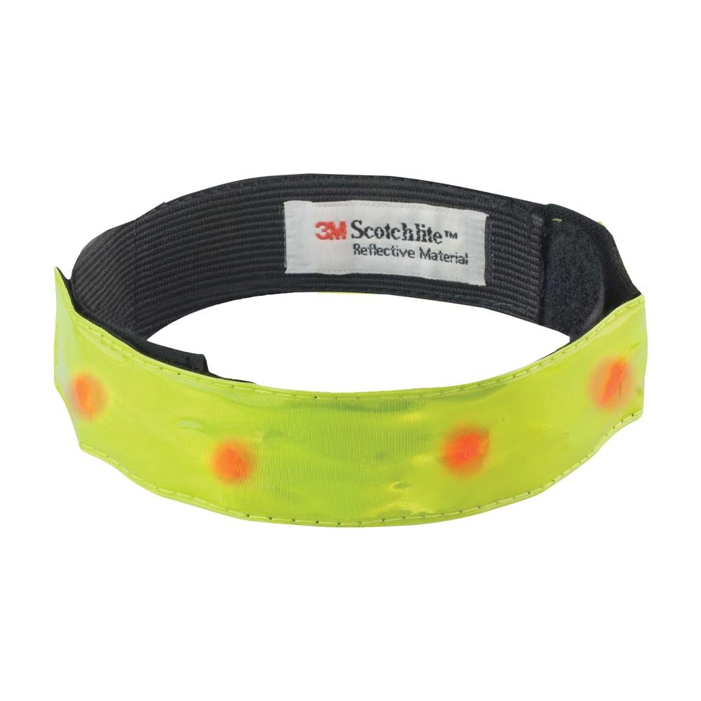 Oxford Bright Plus Wearable Reflective LED Arm/Ankle Band - Yellow, One Size