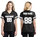 Custom 2 Sided Jerseys for Men & Women - Make Your OWN Jersey T Shirts & Customized Team Uniforms Black