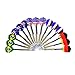 Emarth 15pack Tip Darts with National Flag Flights (5 Styles) - Stainless Steel Needle + Brass Barrels + PVC Shafts Flags