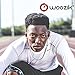 Woozik S102 Sport Bluetooth Headphones- Sweatproof earbuds with Built in Microphone, Stereo Sound, and 8 Hour Battery - Perfect for Running, Workouts and more! (Red) (Black)