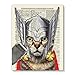 Thor Cat Super Hero Vintage Upcycled Dictionary Art Print 8x10 inches, Unframed