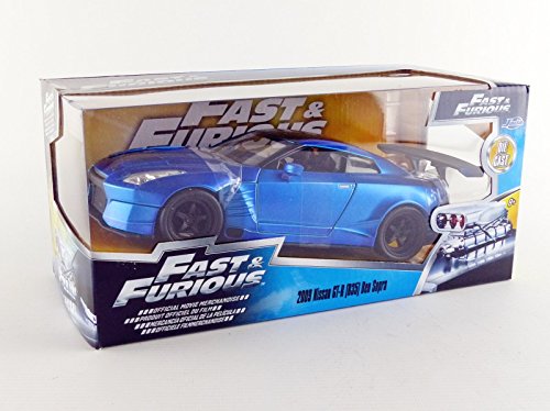 Jada Toys Fast & Furious Diecast '09 Nissan GTR Ben Sopra Vehicle (1:24 Scale)