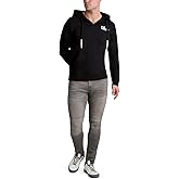 KARL LAGERFELD mens Hoodie With Rubber Logo French Terry