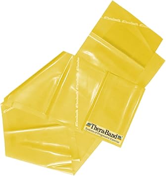 Amazon セラバンド イエロー 黄色 1 5m 筋トレ ストレッチ バンド 筋肉家特製 小冊子付 Theraband スポーツ アウトドア