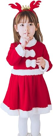 Amazon サンタクロース サンタ コスプレ キッズコスチューム クリスマス 子供用 サンタコス 仮装 衣装 かわいい コスチューム キッズ パーティー イベント 文化祭 クリスマスパーティー 140cm クリスマス雑貨 おもちゃ
