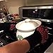 LauKingdom BBQ/Grill Gloves Heat Resistant Oven, L-XL, Black