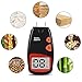 AIRSSON Moisture Meter, Digital Wood Humidity Meter, Water Leak Detector, Backlit LCD Display with Calibration Prong for Firewood Lumber Floor Wood Wall