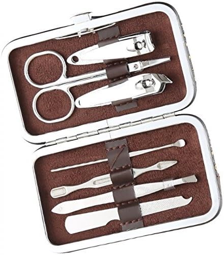 The Purple Tree Manicure Pedicure Set Kit with 7 Tools