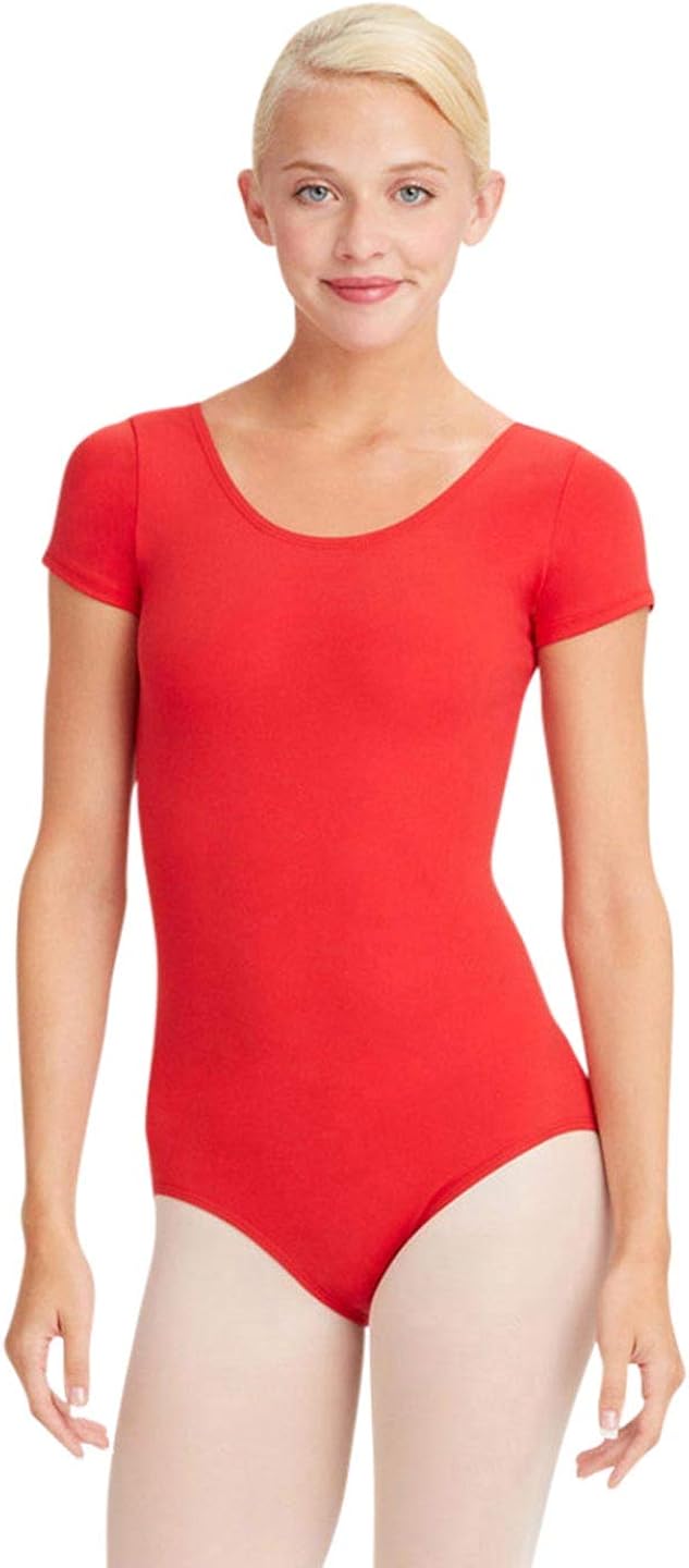 Capezio Women's Team Basic Short Sleeve Leotard: Clothing