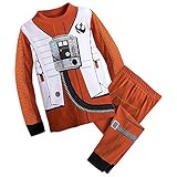 Star Wars Poe Dameron Costume PJ Set For Kids The Last Jedi Size 6
