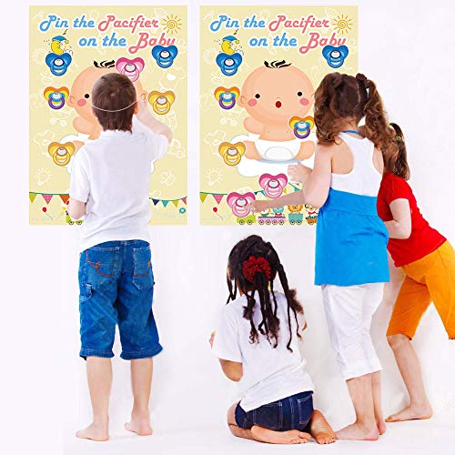 How To Play Pin The Pacifier Baby Shower Game at Brian Flores blog