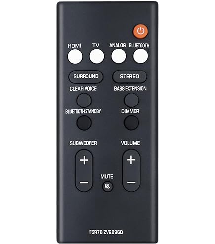 Amazon.com: Replacement Remote Control YAS-109 YAS-209 fit for