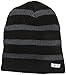 NEFF Men's Daily Stripe Beanie, Black/Charcoal, One Size