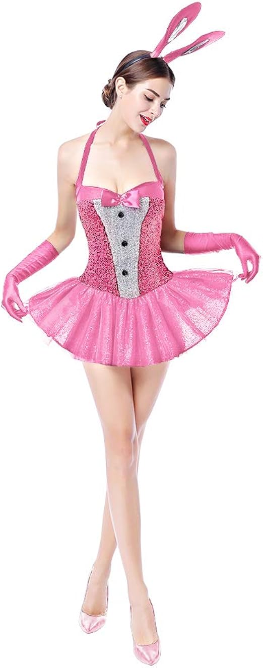 Amazon.com: Womens Playboy Bunny Costumes Sexy Rabbit Babydoll Cosplay