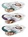 Purely Fancy Feast Complete Cat Food 3 Flavor Variety 6 Can Bundle: (2) Seabass & Shrimp, (2) White Meat Chicken & Shredded Beef, and (2) Tender Tongul Tuna, 2 Oz. Ea. (6 Cans Total)